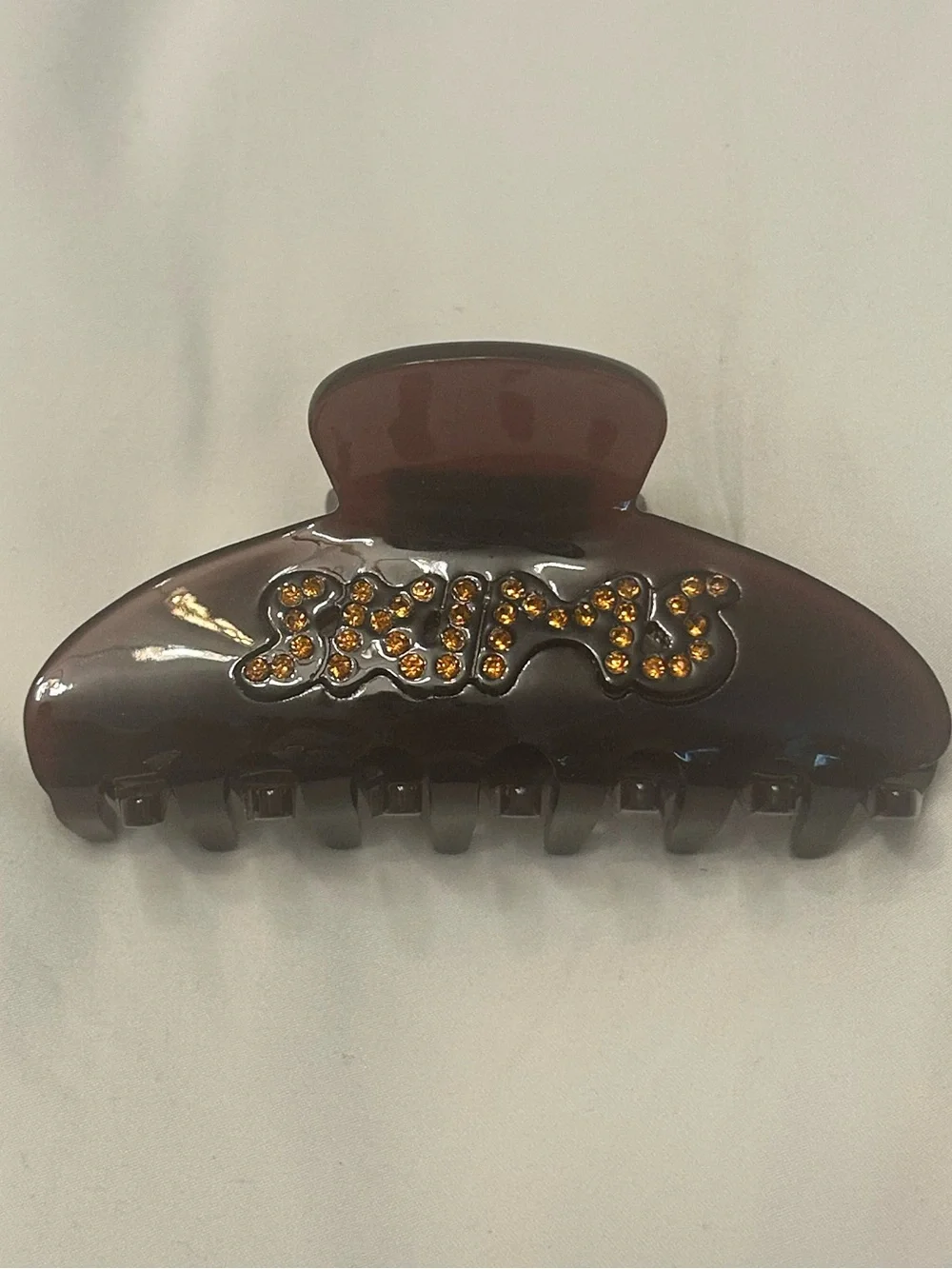Skims Brown Claw Clip